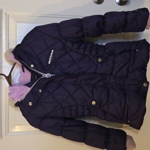 ZeroXposur Dark Purple Quilted Puffer Jacket Size 10/12